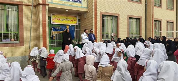 آموزش فرهنگ ترافیک به دانش آموزان شهر طرقبه