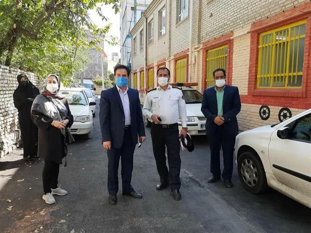 بازدید از مدارس شهر طرقبه در خصوص بررسی وضعیت ترافیکی و سرویس دهی به دانش آموزان